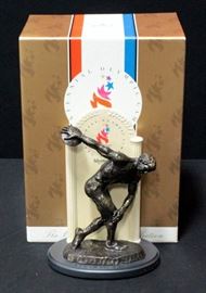 Hallmark Atlanta 1996 Olympic Triumph Limited Edition Figurine From The Olympic Spirit Collection In Original Box