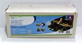 Aquascape Adjustable Pouring Bamboo Fountain # 78014 In Original Box