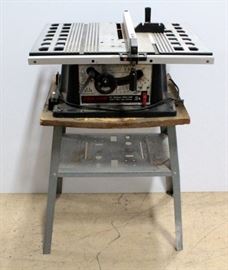 Skilsaw 10" Table Saw Model 3400 On Stand, Powers On