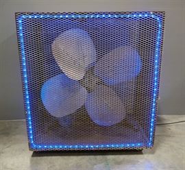 Large Box Fan On Wheels 36"W x 40"H x 24"D, Powers On