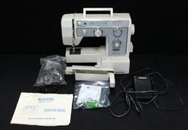 Necchi Royal Series Electric Sewing Machine Model 4795 With Instructions And Accessories