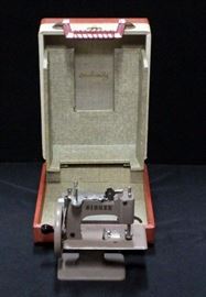 Singer Sewhandy Metal Model Sewing Machine In Hard Case