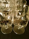 Vintage glass stemware ~ huge sets!