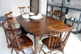 Ethan Allen traditional Pine Dining Set