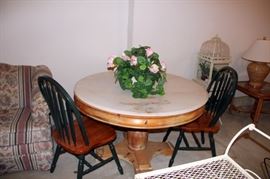 Marble Top Dining Table