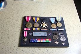 WWII Air Force Medals from Named Airman