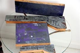 Printers Blocks