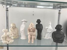 Clay and Bronze Sculptures