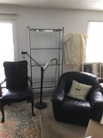 Kittinger Chair, Etagere, Two Lamps, and More