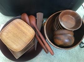 Large Lot of Teak and Wood