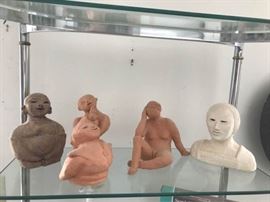 Lot of Six Sculptures