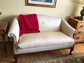 Leather loveseat. $200 Reduced to $100