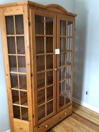 Pine cabinet 53"Wide X 15"deep X 78"Tall $300 Reduced to $200