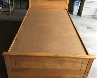 Twin size bed with 3 drawers. $100