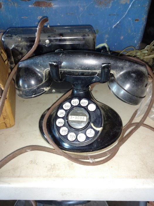 Art Deco Bakelite Bell system phone.