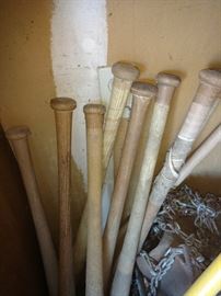 Old baseball bats