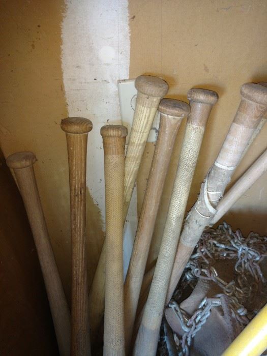 Old baseball bats