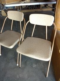 Mid Century folding chairs