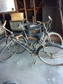 Sears 1960's bikes. Man and woman's 3 speeds