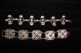 Vintage Mexican Silver Bracelets