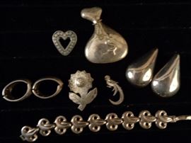 Collection of Vintage Sterling Jewelry