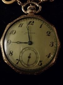 Vintage Art Deco Hamilton 912 Pocket Watch