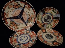 Collection of Antique Japanese Imari Chargers and Plates