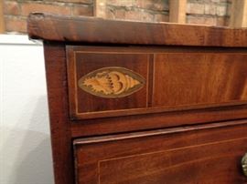 Antique Late 18th/ Early 19th C. Mahogany Hepplewhite Dresser