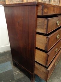 Antique Late 18th/ Early 19th C. Mahogany Hepplewhite Dresser