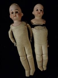 Antique Ernst Heubach and Peter Scherf PSCH Dolls