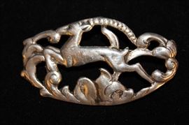 Vintage Art Deco Sterling Brooch Pin