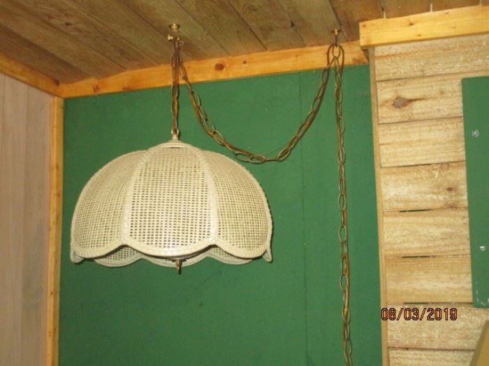 Mid century hanging lamp