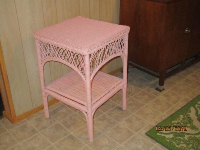 wicker table