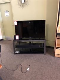 Flat Screen TV, Electronics, & Stand