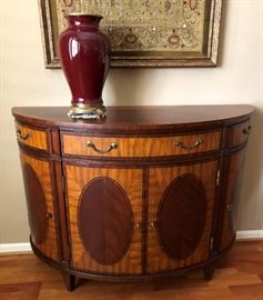 Ethan Allen Demilune Buffet Nico Large Vase