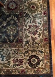 Agra Brown/Gold Area Rug 8'6" x 11'