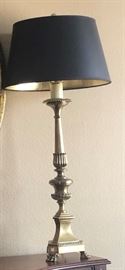 Leah Antique Brass Lamp (pair)