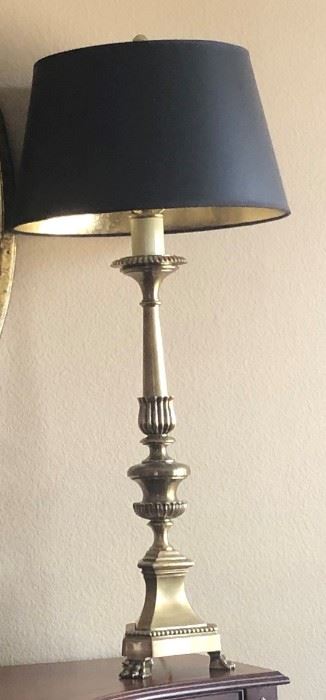 Leah Antique Brass Lamp (pair) 