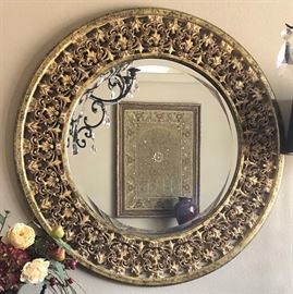 Round Florentine Mirror 