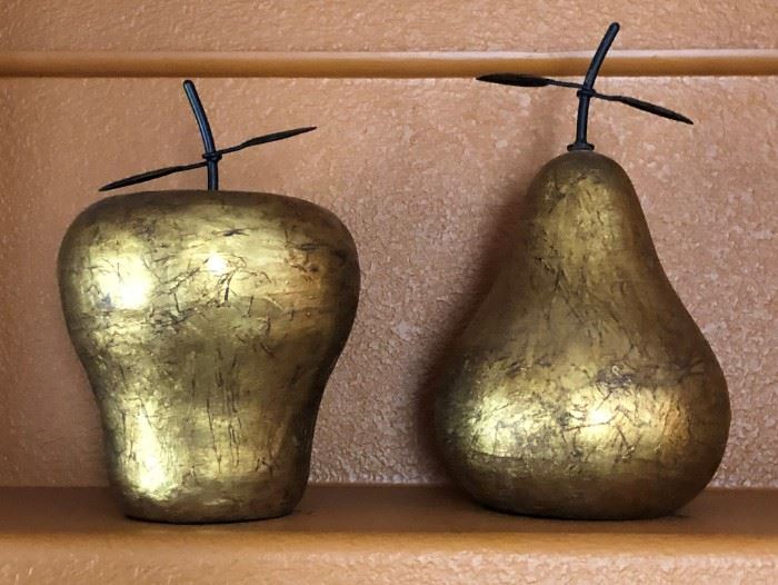 Golden Apple & Pear Decorative 