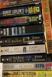 John Grisham, James Patterson, Robert Ludlum