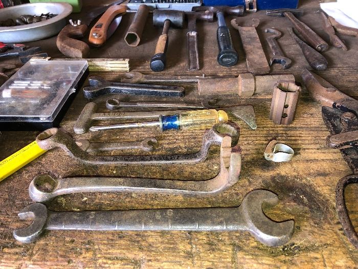Antique wrenches - Ford, DeLaval, etc