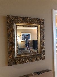 NICE OLD GILDED MIRROR 
