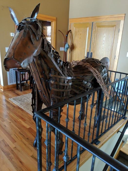 Gorgeous horse sculpture