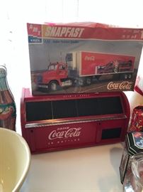 Coca Cola bread box and semi snap fast model.