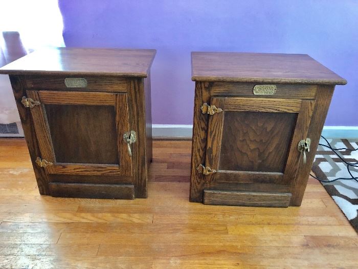 * 2 Matching WHITECLAD END TABLES