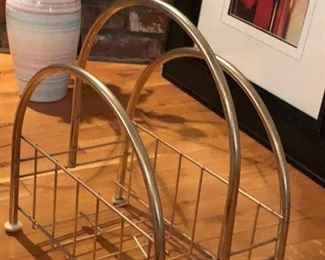 Brass Magazine Rack