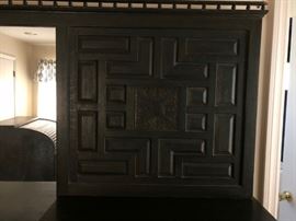 Wood Work to right of Dresser Mirror