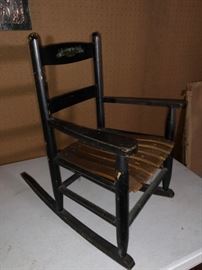 Vintage Child's Rocking Chair