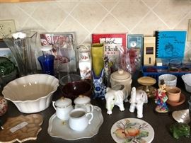  Vases, Cook Books, Kitchen and Decor